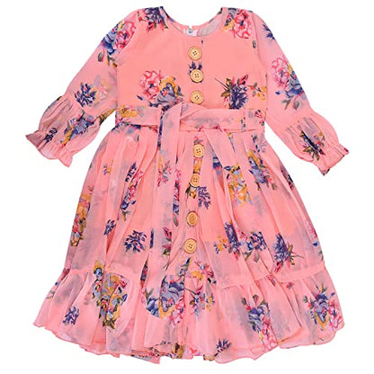 Baby Girls Top and Pant Dress For Girls-(csl327pnk)