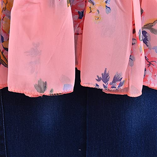 Baby Girls Top and Pant Dress For Girls-(csl327pnk)