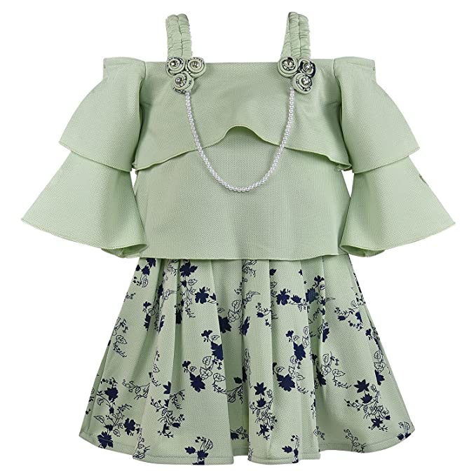 Wish Karo Baby Girls Frocks Dress-(csl334grn)