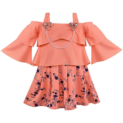 Baby Girls Frocks Dress-(csl334pch)
