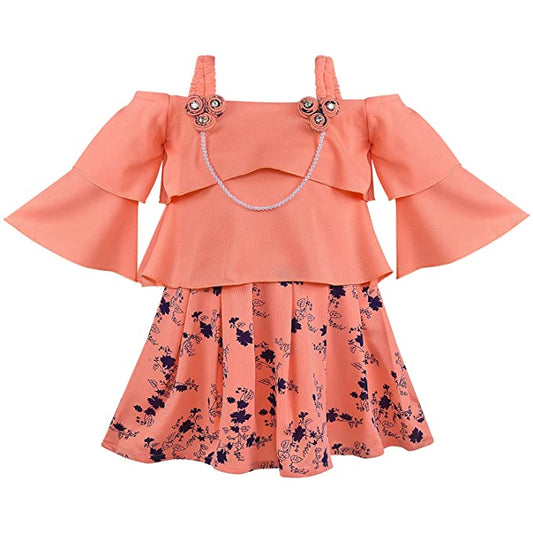 Baby Girls Frocks Dress-(csl334pch)