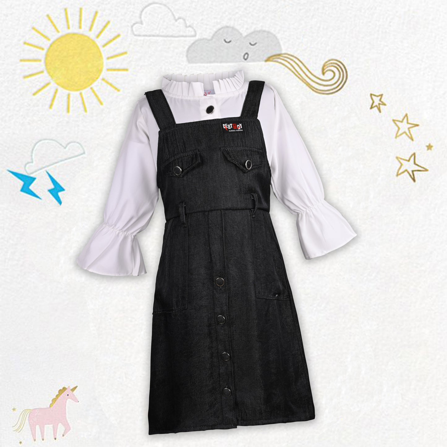 Baby Girls Casual Wear Frock Dress Wholesale | Bulk Daily Kids Wear
