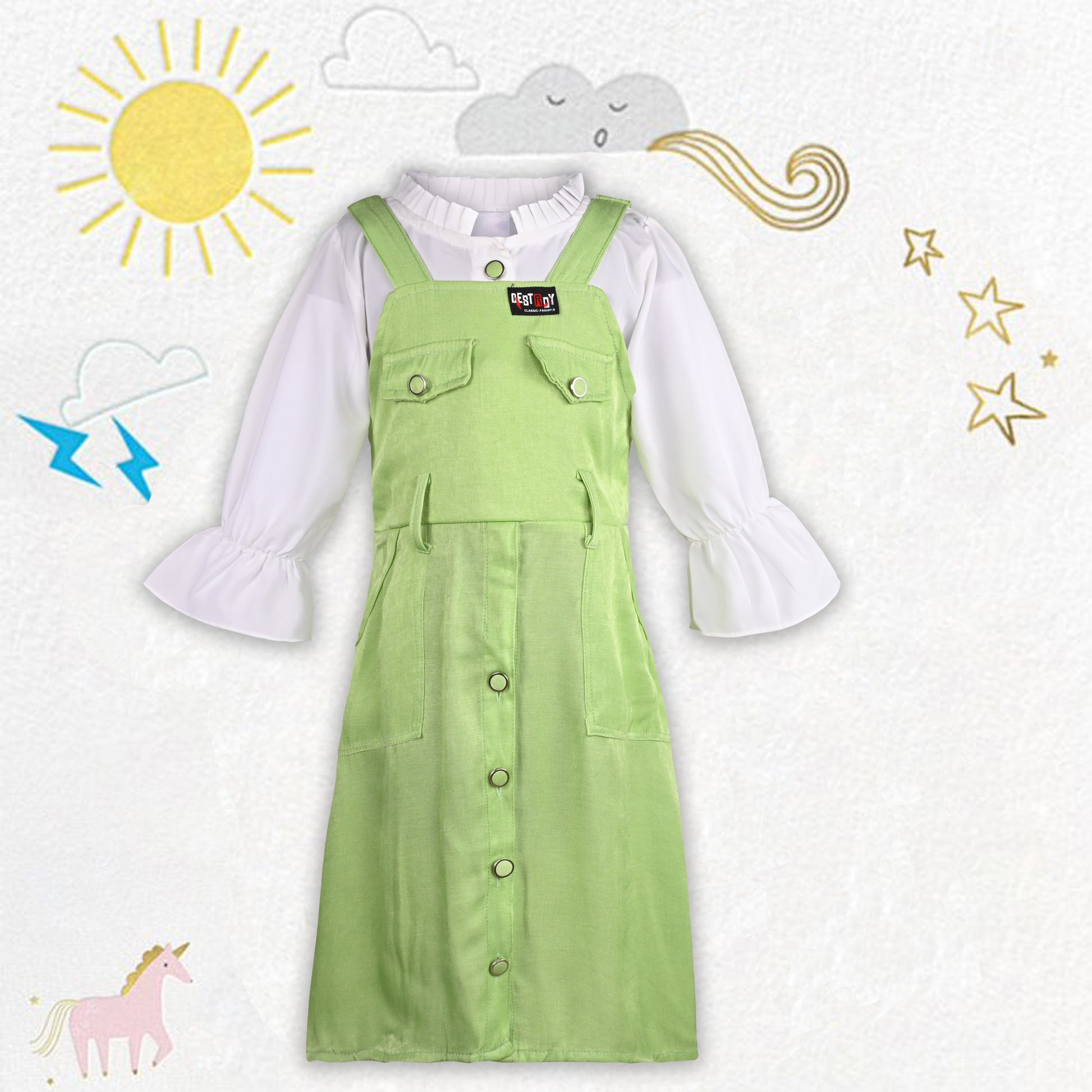 Baby Girls Casual Wear Frock Dress Wholesale | Bulk Daily Kids Wear