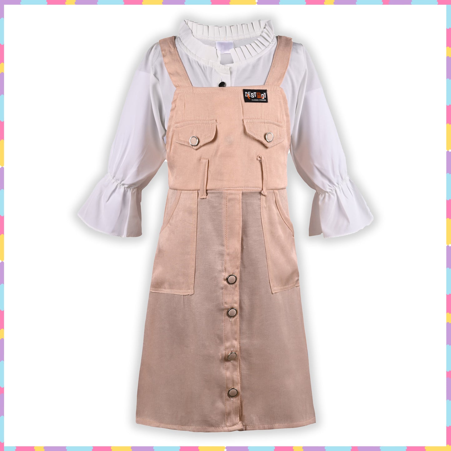 Baby Girls Casual Wear Frock Dress Wholesale | Bulk Daily Kids Wear