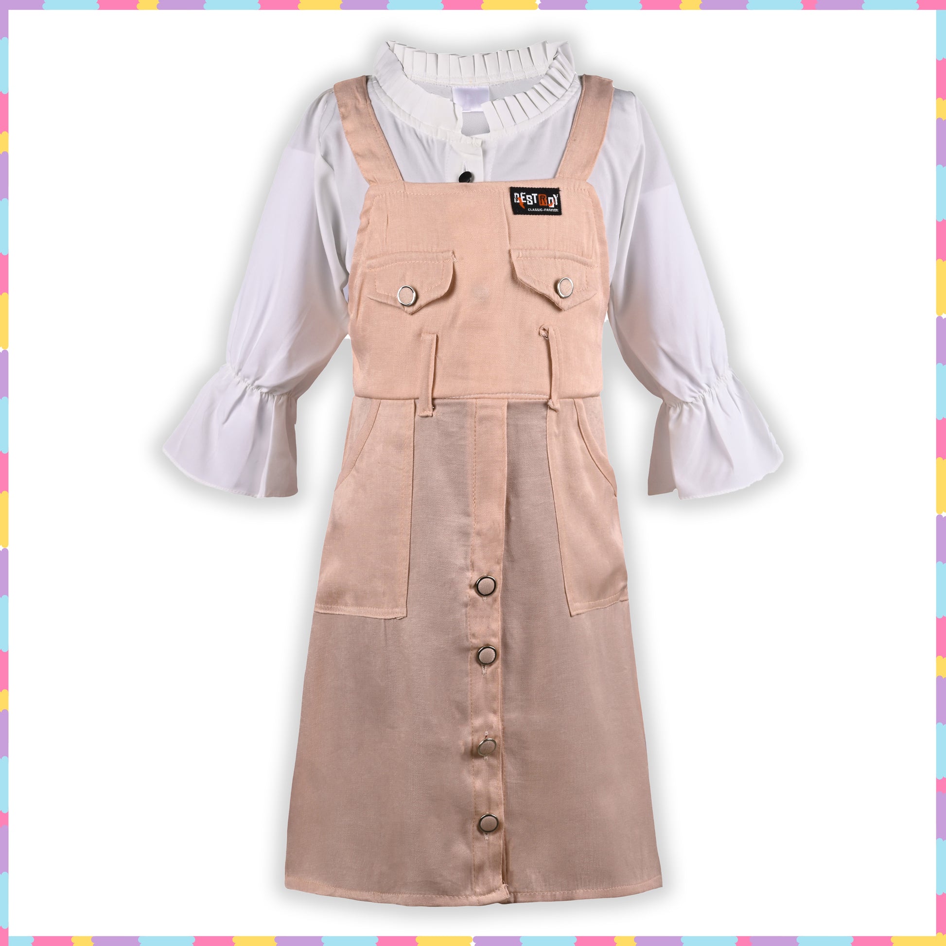 Baby Girls Casual Wear Frock Dress Wholesale | Bulk Daily Kids Wear