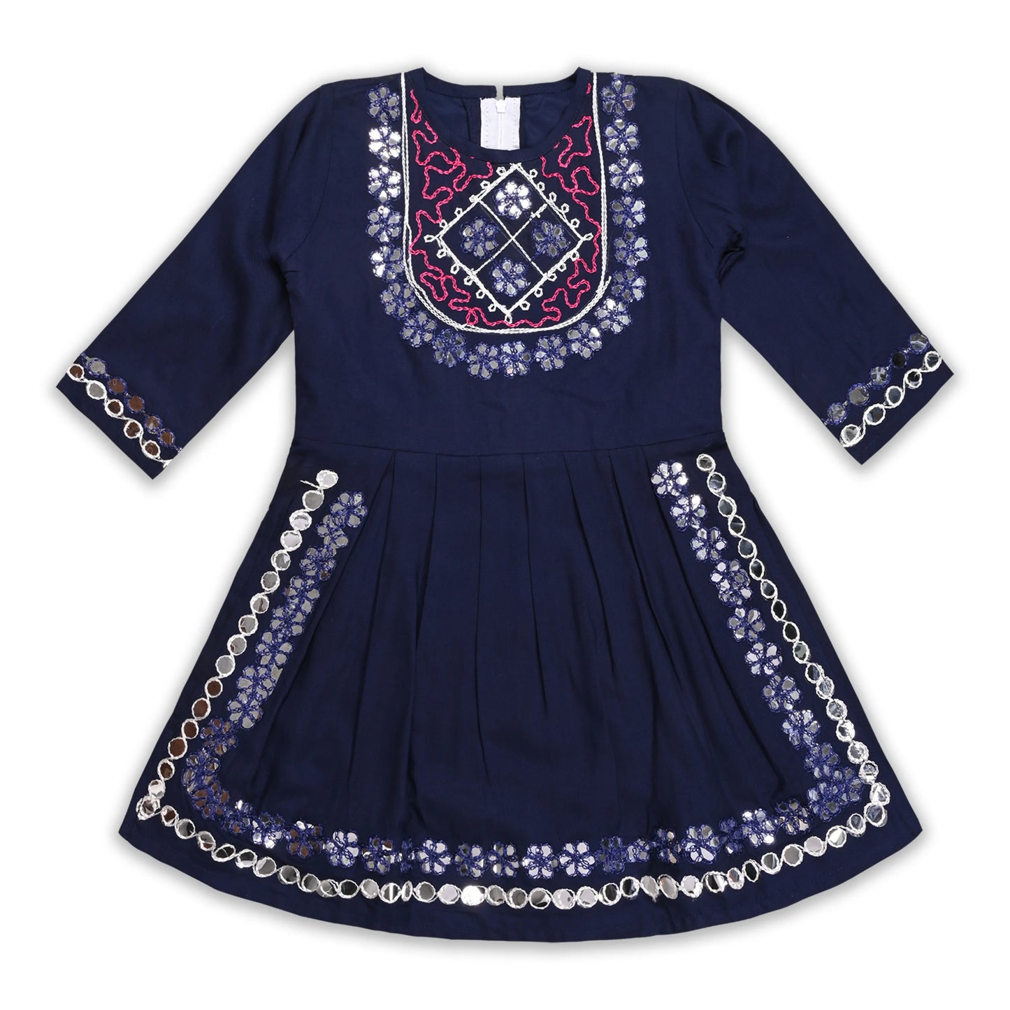 Elegant Rayon Ethnic Kurti Set with Sharara cslp1105