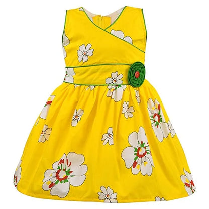 Girls Midi/Knee Length Casual Dress ctn054wn