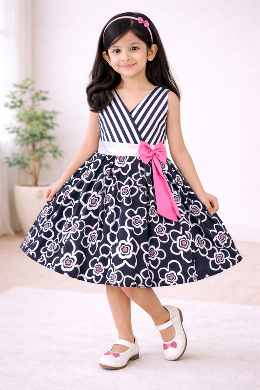 Baby Girls Midi/Knee Length Casual Dress