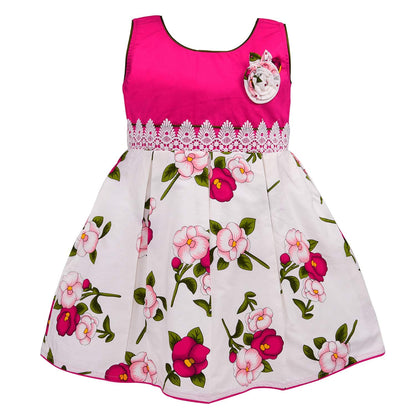 Baby Girls Frock Cotton Dress-(ctn282rd)