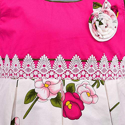 Baby Girls Frock Cotton Dress-(ctn282rd)