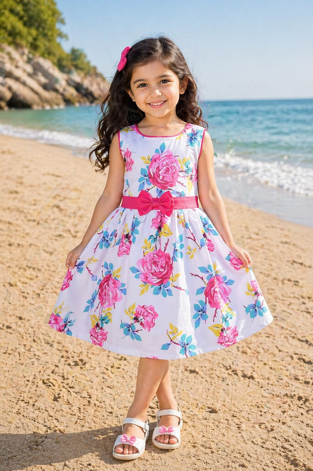 Girls' Knee Length Dress