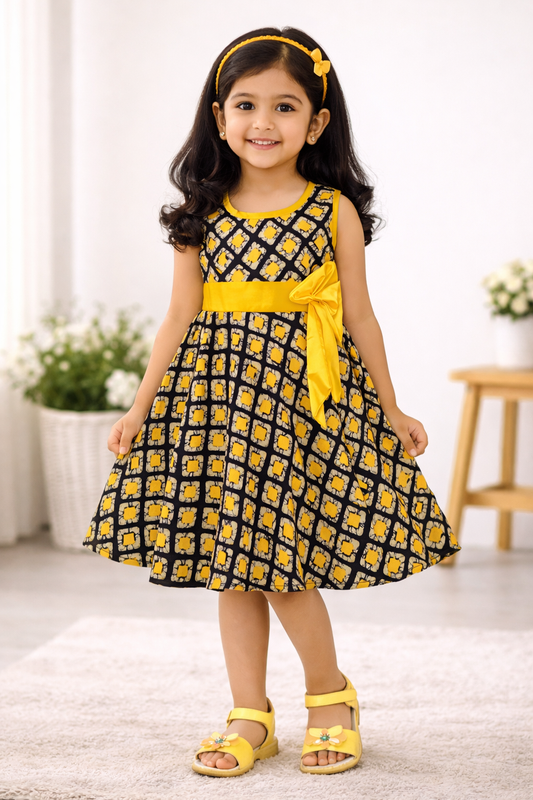 Girls Midi/Knee Length Casual Dress ctn300y