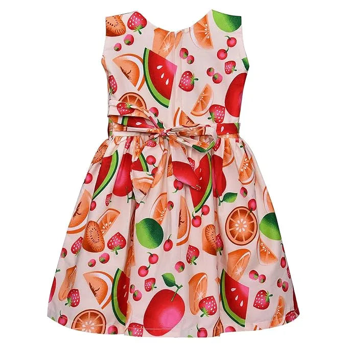 Girls Midi/Knee Length Casual Dress ctn302org