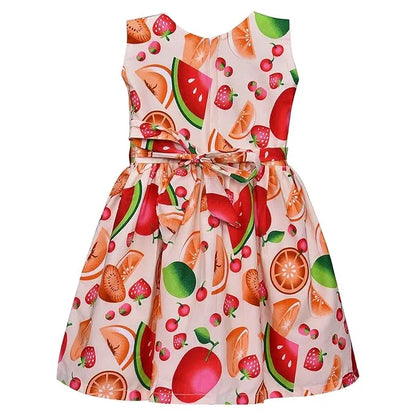 Girls Midi/Knee Length Casual Dress ctn302org