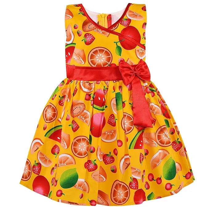 Girls Midi/Knee Length Casual Dress ctn302org