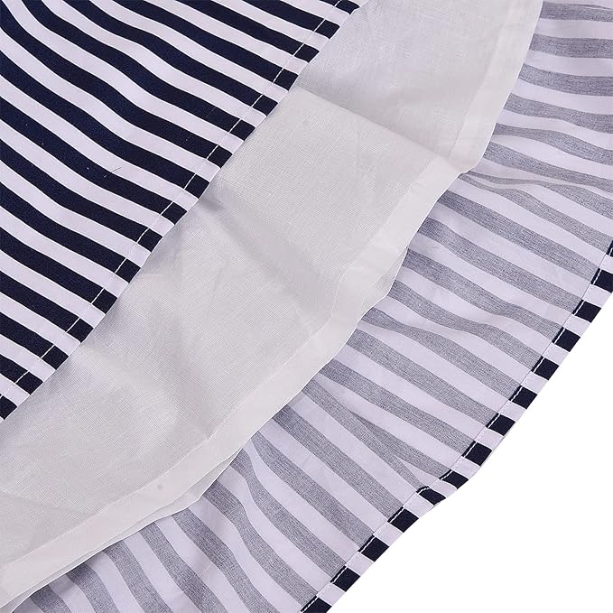 Girls Polka Dot & Striped Cotton Party Wear Dress with Bow Detail ctn317