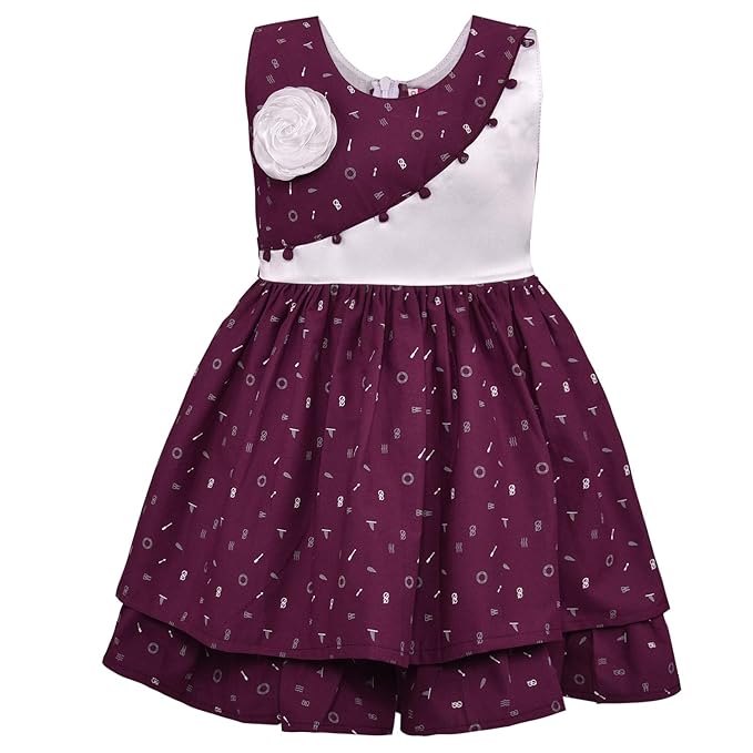 Girls Embroidered Bow Cotton Summer Dress - Wish Karo - photo 2
