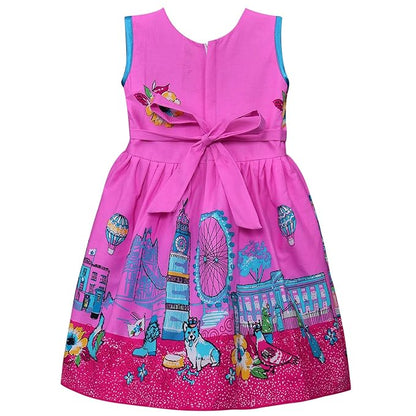 Girls Midi/Knee Length Casual Dress ctn332