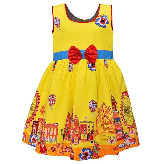 Girls Midi/Knee Length Casual Dress ctn332