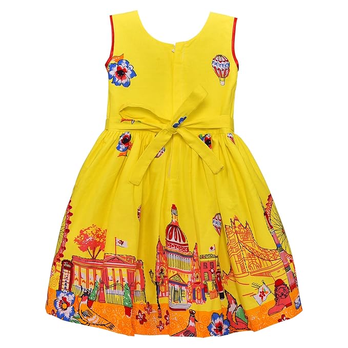 Girls Midi/Knee Length Casual Dress ctn332