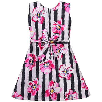 Girls Midi/Knee Length Casual Dress ctn341rd