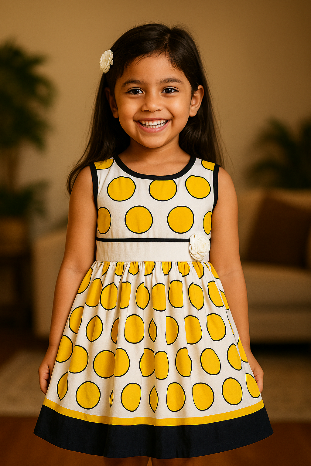 Baby Girls Casual Wear Frock Dress at Wholesale Price