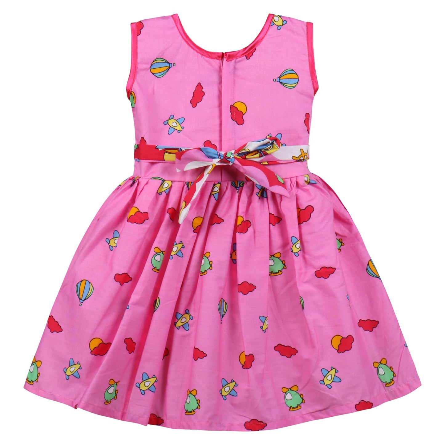 Girls Midi/Knee Length Casual Dress ctn365ylw