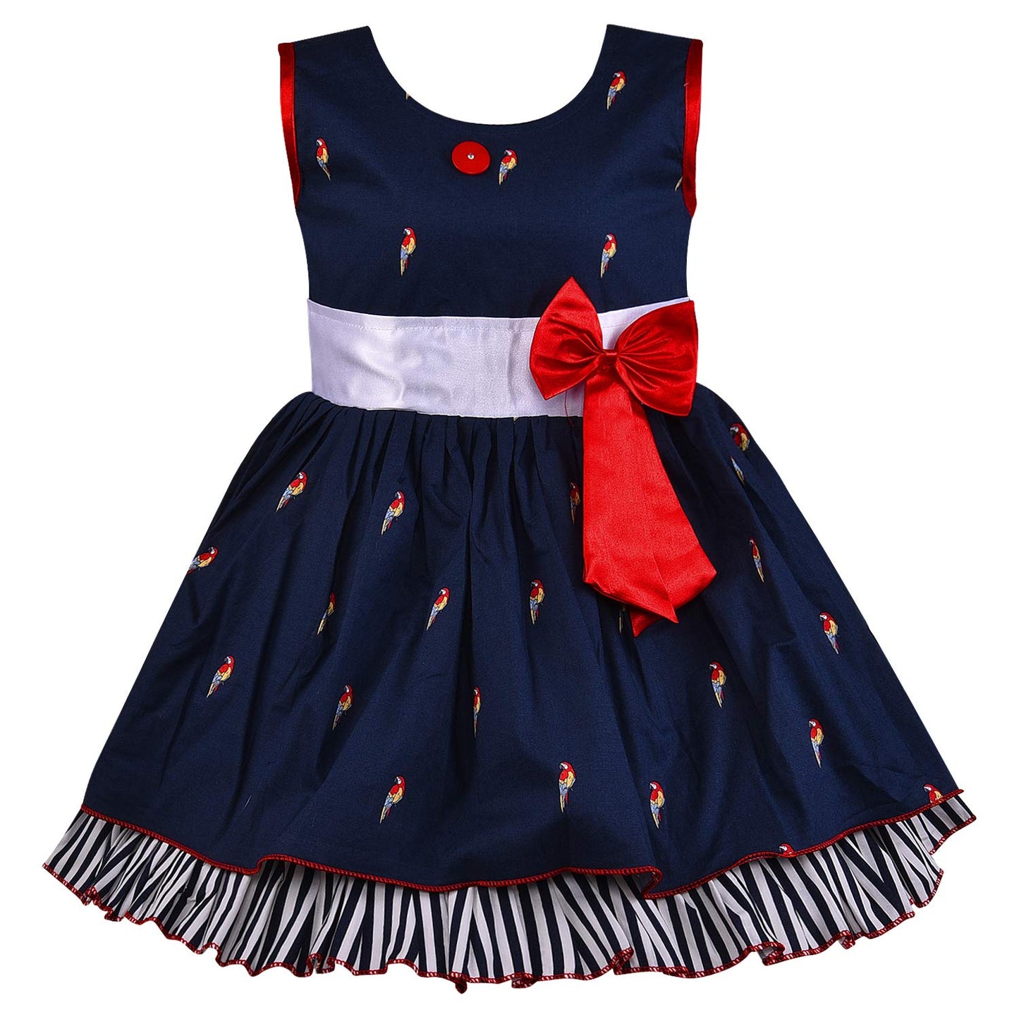 Baby Girls Casual Wear Frock Dress at Wholesale Price