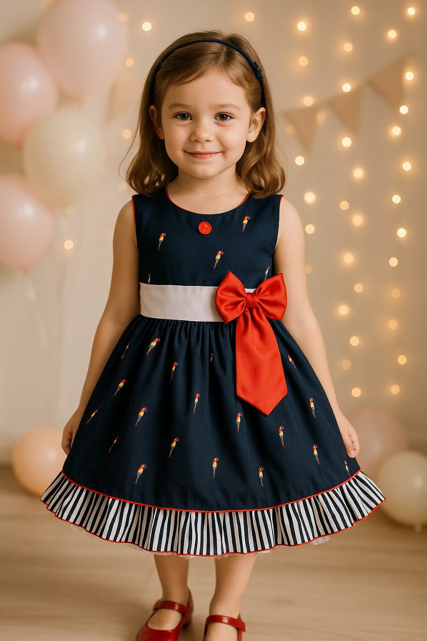Baby Girls Casual Wear Frock Dress at Wholesale Price