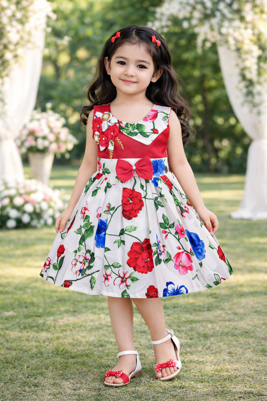 Baby Girls Above Knee Casual Dress ctn430pnk