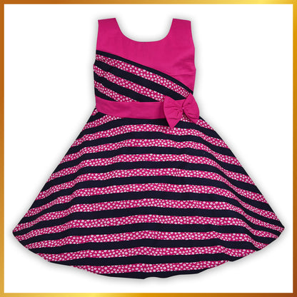 Baby Girls Midi/Knee Length Casual Dress ctn433pnk