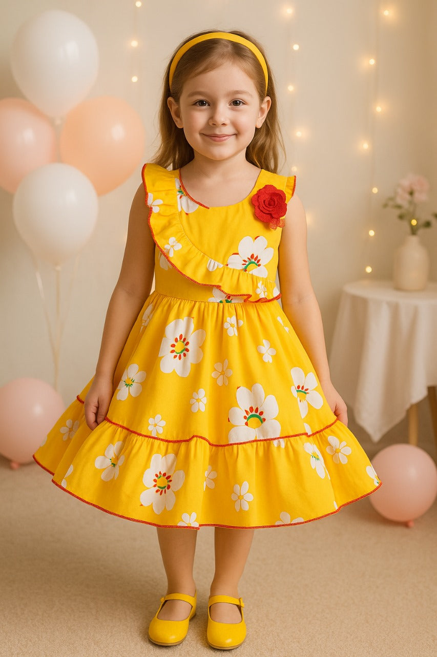 Baby Girls Cotton Frock Causal Dress