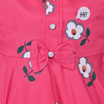 Girls cotton Floral Printed Summer Dress