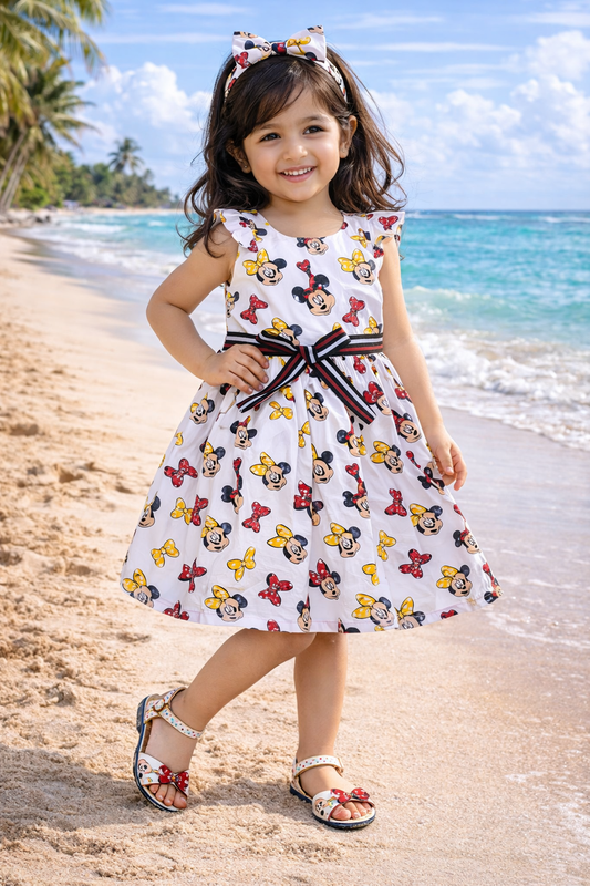 Girls Midi/Knee Length Casual Dress   ctn554