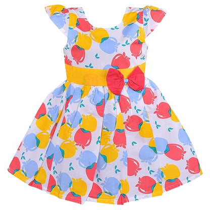 Girls Conversational Printed  Frocks Dress ctn561