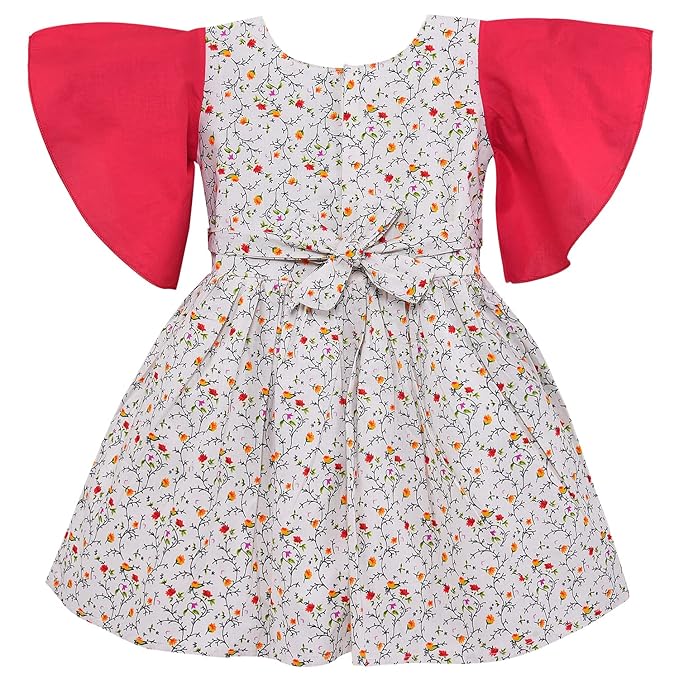 Girls Midi/Knee Length Casual Dress ctn562rd
