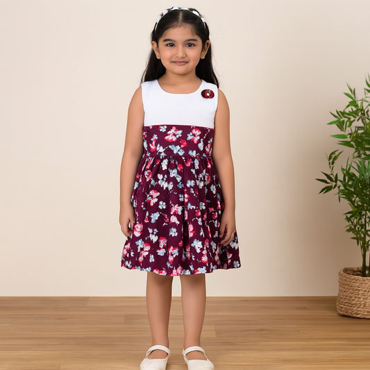 Baby Girls Casual Wear Frock Dress at Wholesale Price