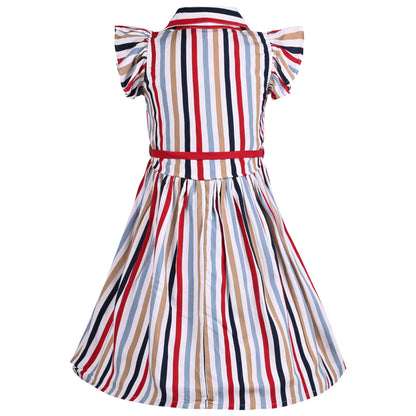 Girls Midi/Knee Length Casual Dress ctn642mlt