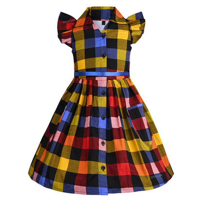 Baby Girls Casual Wear Frock Dress at Wholesale Price