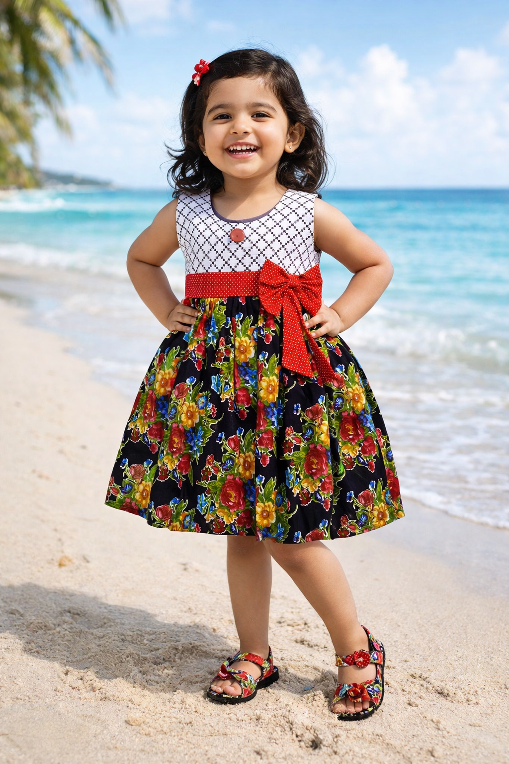 Kids Cotton Dress Frock (ctn80rd)
