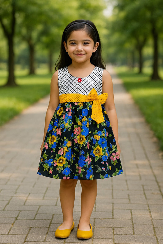 Kids Cotton Dress Frock (ctn80ynw)