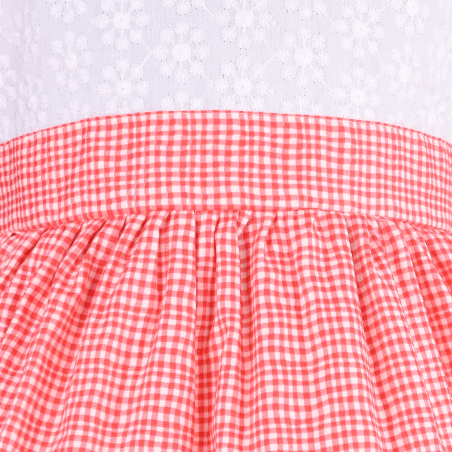 Girls Midi/Knee Length Casual Dress ctnp656wht