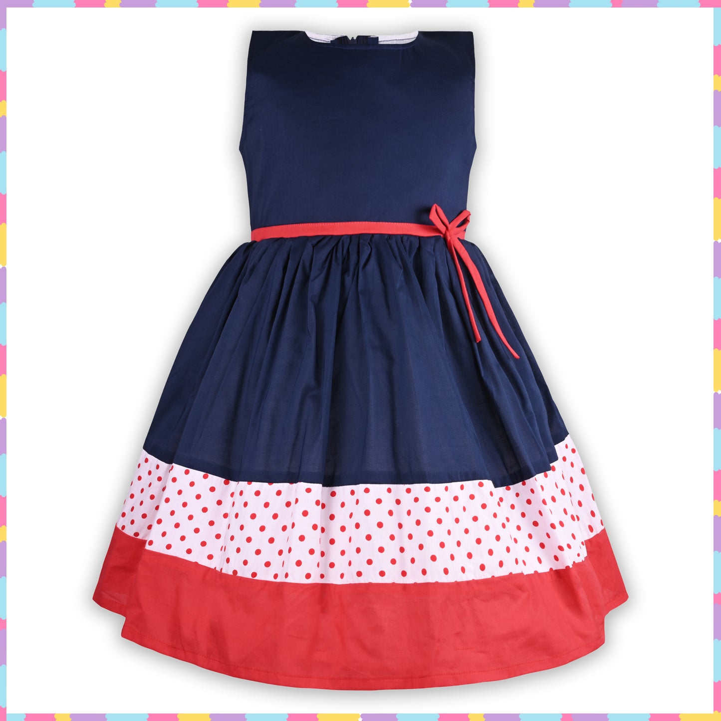 Baby Girls Casual Wear Frock Dress at Wholesale Price