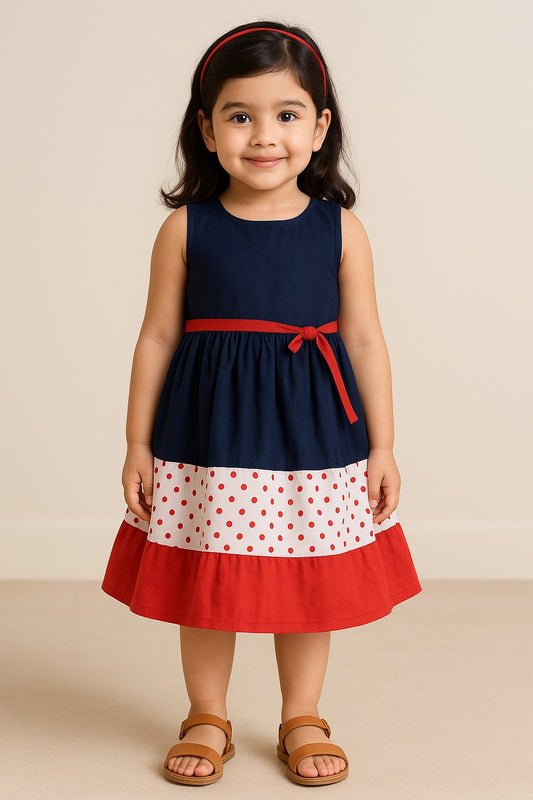 Baby Girls Casual Wear Frock Dress at Wholesale Price