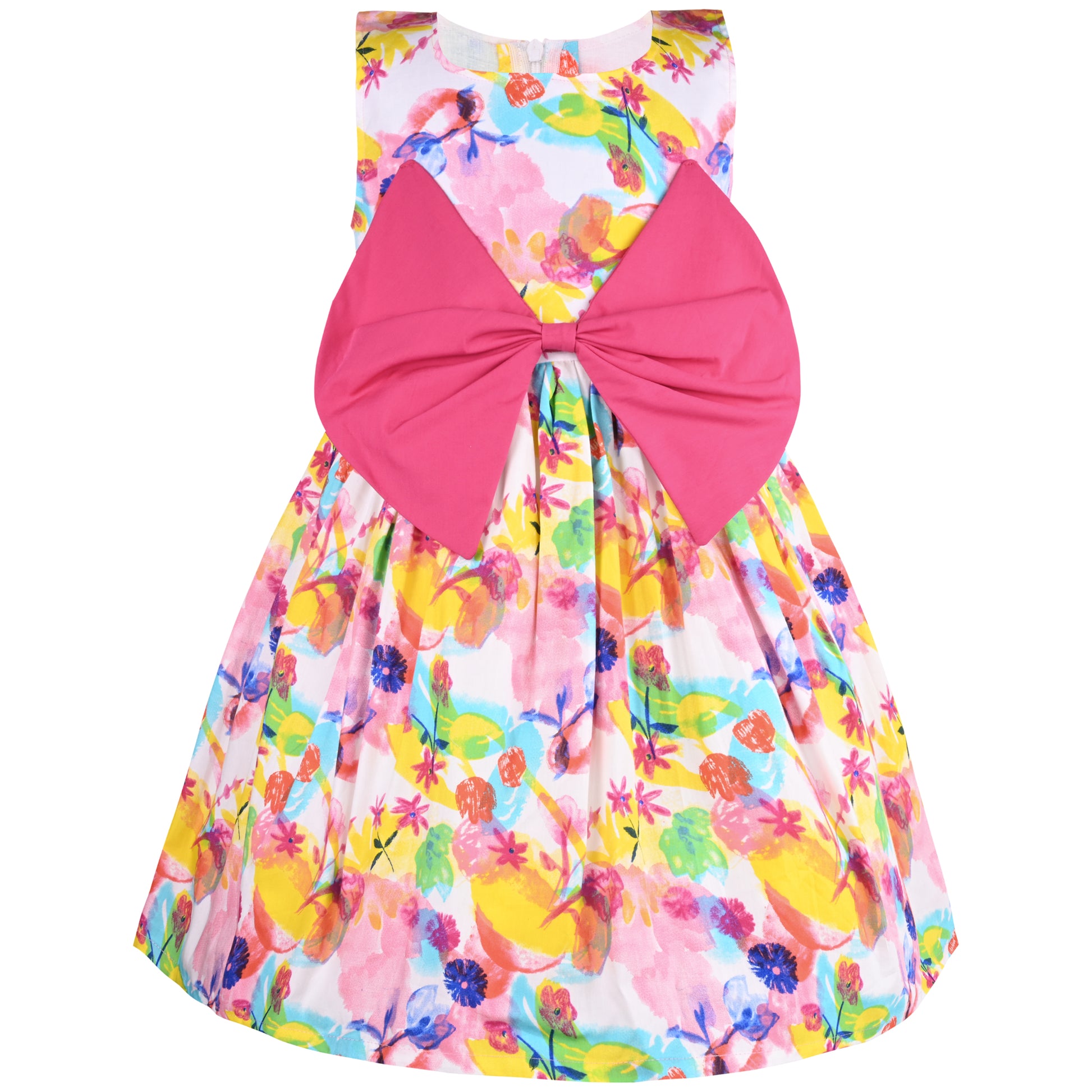 Baby Girls Casual Wear Frock Dress at Wholesale Price