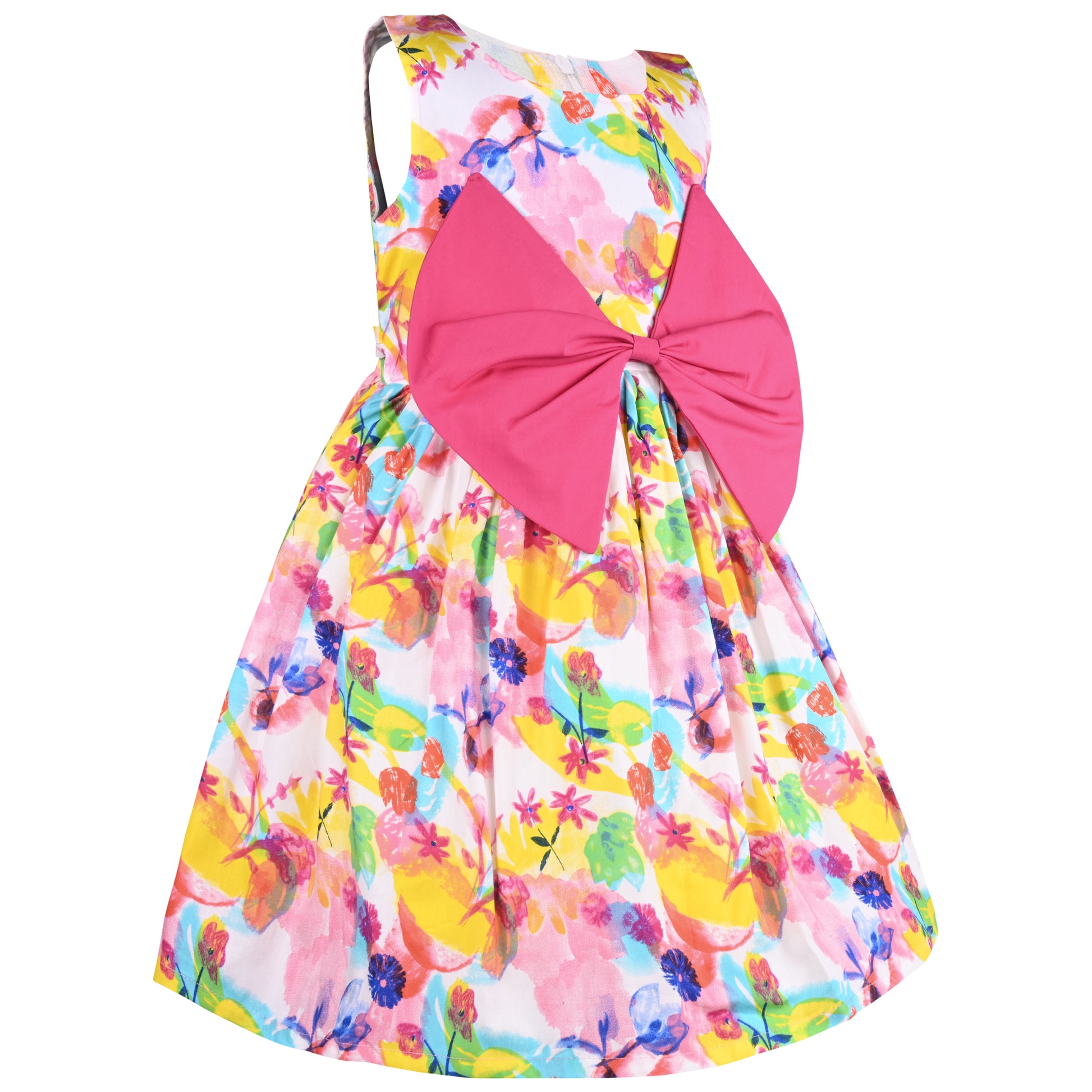 Baby Girls Casual Wear Frock Dress at Wholesale Price