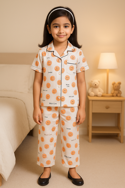 Wish Karo Cotton Sleepwear for Boys & Girls-(ND21ylw) - Wish Karo - photo 1