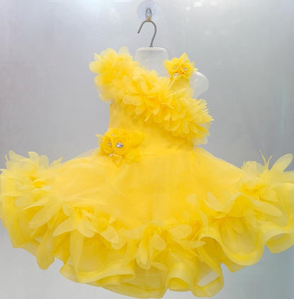 Baby Girls Cotton Frock Dress for Girls-bxa415y -  Party Wear - frocks Party Wear - baby dress
