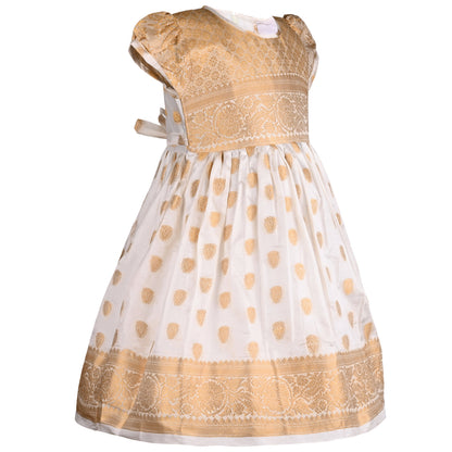 Girls Ethnic Wear Onam Dress