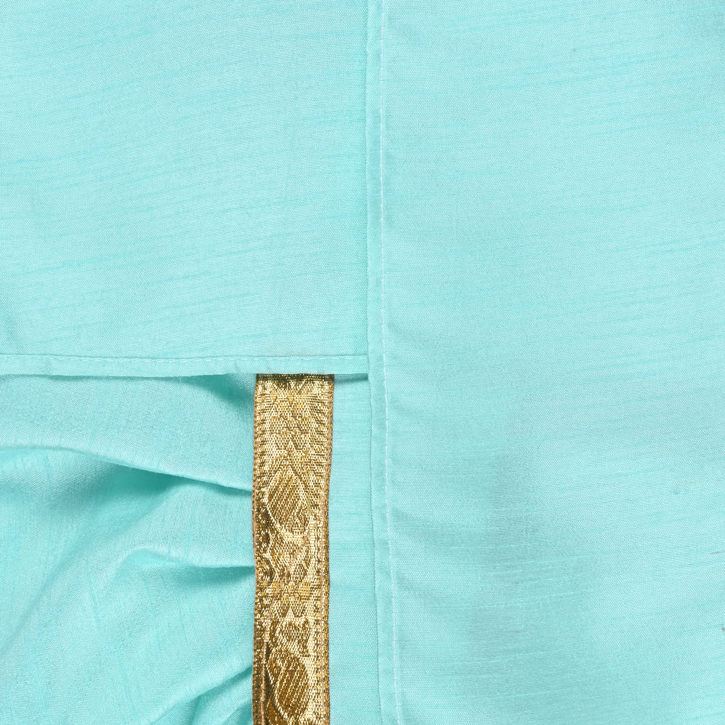 Boys Traditional Art Silk Kurta and Dhoti Set – Gold Detailing